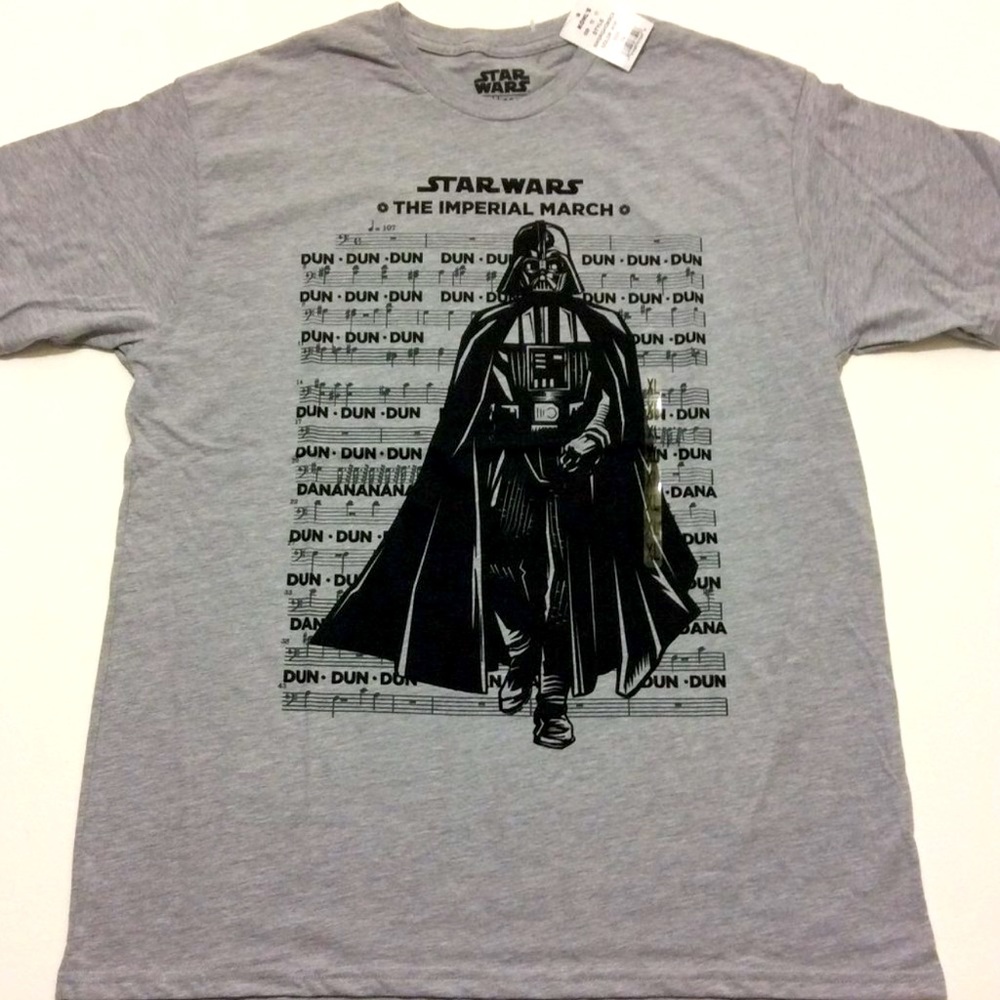 Brand new Star Wars Imperial March T-shirt. Size L